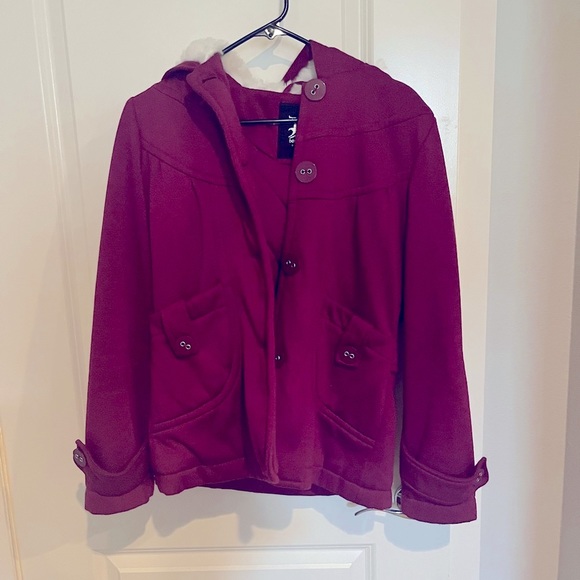 Dollhouse Outerwear Sherpa Fur Jacket - Picture 1 of 3